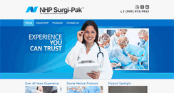 Desktop Screenshot of nhpsurgipak.com