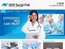 Tablet Screenshot of nhpsurgipak.com